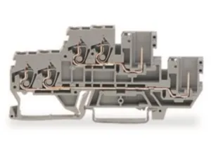 Двухуровневая клемма WAGO 870-1138, 1 pin, 0.08мм²-2.5мм², 500В, 16А, (1 шт)