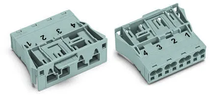 Разъем питания сети WAGO 770-754/060-000, 4 pin, 400В, 25А, (100 шт)
