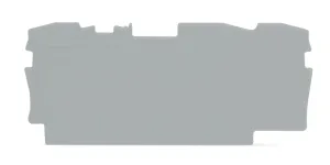 Торцевая/разделительная пластина WAGO 2004-1391, (1 шт)