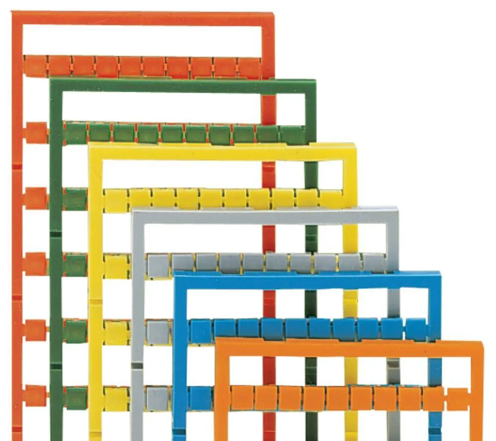 Этикетка WAGO 247-544/000-006, Оттиск: 0 - 7/-, (5 шт)