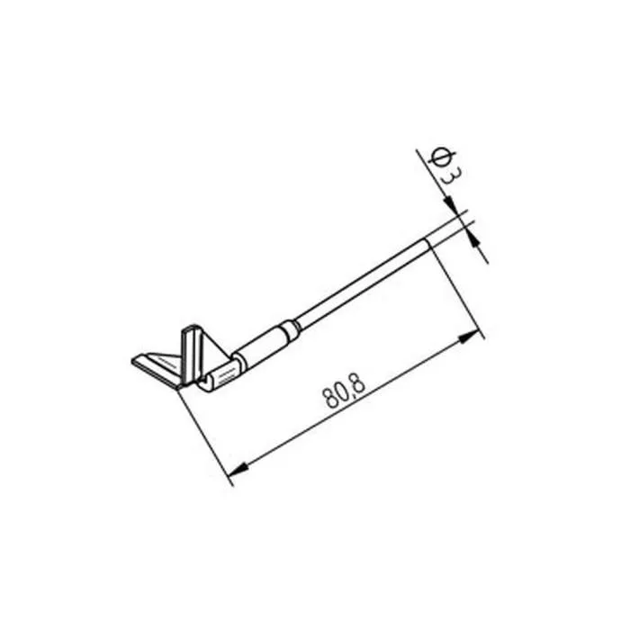 Наконечник для распайки Ersa 0452QDLF175 