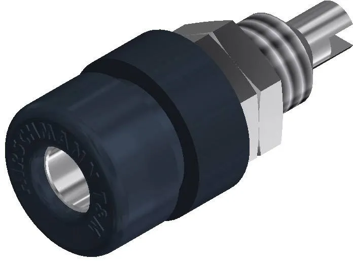 930166100, SKS-HIRSCHMANN BIL 30 - Лабораторное гнездо, Ø-контакта: 4 мм, черный : 1 шт.