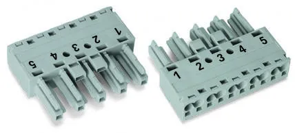 Разъем питания сети WAGO 770-245/060-000, 5 pin, 400В, 25А, (50 шт)