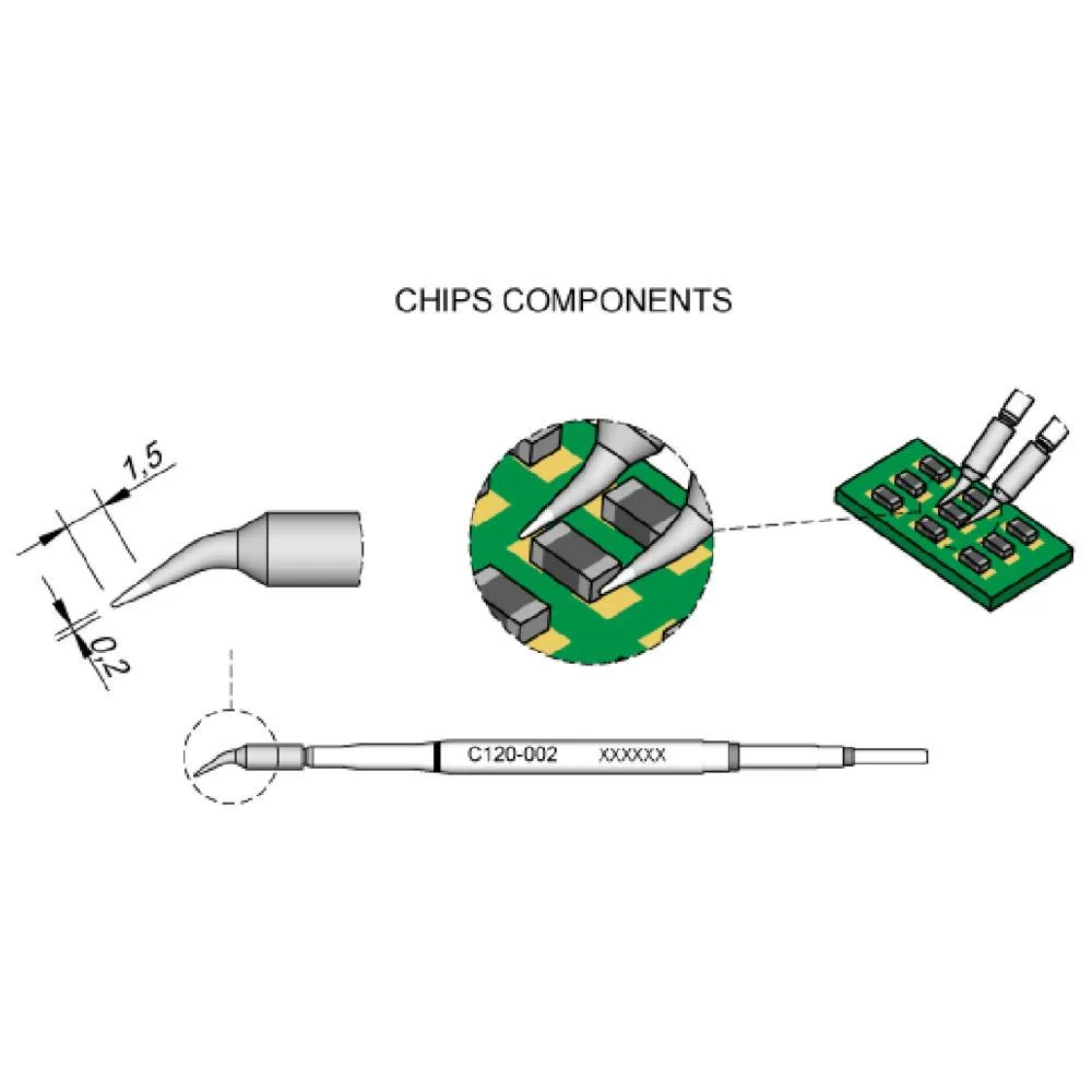 Наконечник для распайки JBC Tools C120006 