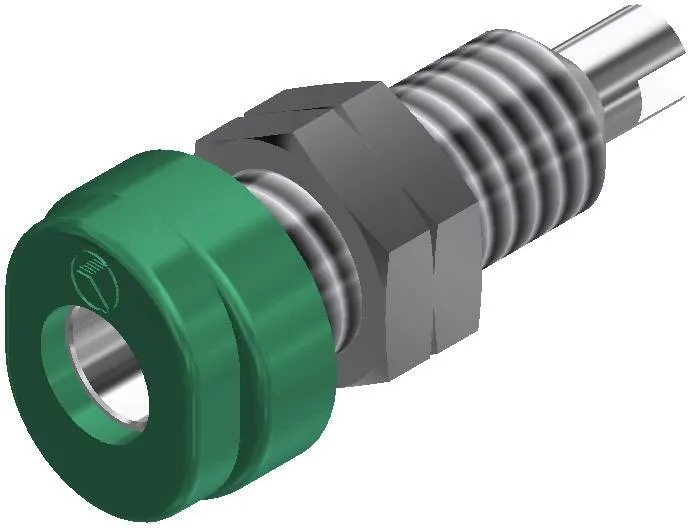 930175104, SKS-HIRSCHMANN BUG 10 - Лабораторное гнездо, Ø-контакта: 4 мм, зеленый : 1 шт.