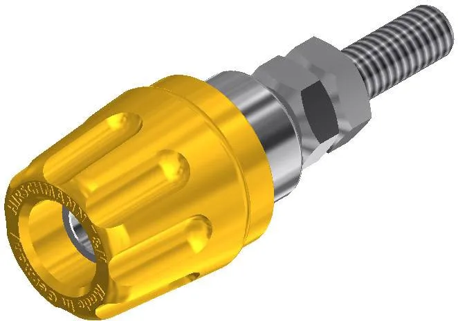 930099103, SKS-HIRSCHMANN PK 10 A - Полюсной зажим, 16 А, желтый : 1 шт.