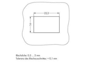 Гнездо WAGO 890-783, 3 pin, 0.25мм²-1.5мм², 250В, 16А, (1 шт)