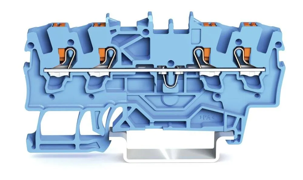 Клемма WAGO 2201-1404, 2 pin, 0.25мм² - 2.50мм², 800В, 18А, (100 шт)