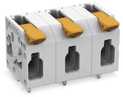 Клемма для печатной платы WAGO 2604-1507, 7 pin, 0.20мм² - 4мм², 1000В, 32А, CS: 11.50мм, (1 шт)