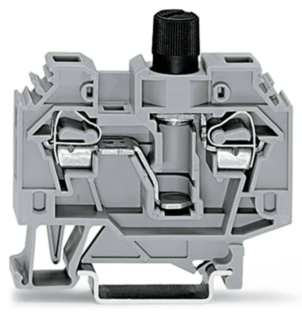 Клемма предохранителя WAGO 282-128, 2 pin, 0.20мм² - 6мм², 500В, 10А, конф: L, (40 шт)
