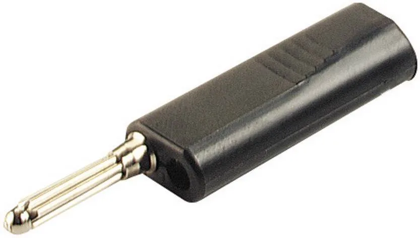 931294100, SKS-HIRSCHMANN BSB 300 - Пружинный штекер, Ø-контакта: 4 мм, черный : 1 шт.