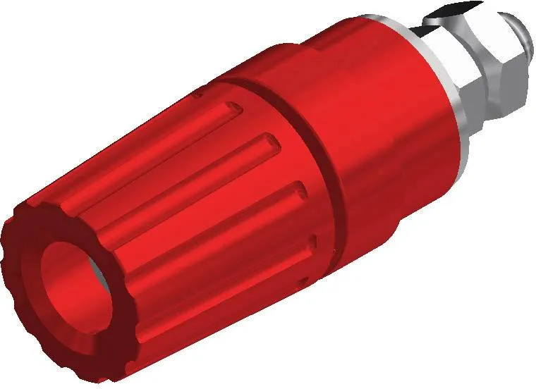 931714101, SKS-HIRSCHMANN PKI 110 - Полюсной зажим, 35 А, красный : 1 шт.