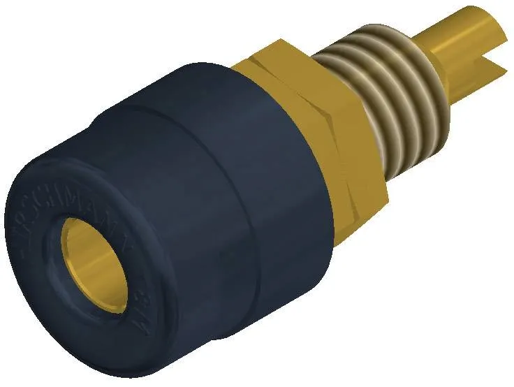 930176700, SKS-HIRSCHMANN BIL 20 Au - Лабораторное гнездо, Ø-контакта: 4 мм, черный : 1 шт.