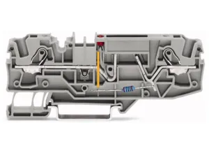 Клеммная колодка предохранителя WAGO 2006-1681/1000-435, 1 pin, 0.5мм²-10мм², 500В, 25А, (1 шт)