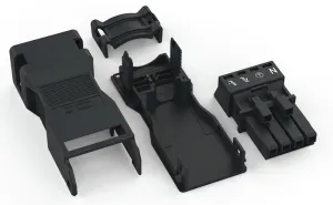 Гнездо WAGO 890-104, 4 pin, 0.25мм²-1.5мм², 400В, 16А, (1 шт)