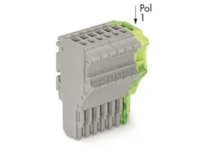 Внутренний разъём WAGO 2020-108/000-036, 8 pin, 0.5мм²-1.5мм², 500В, 13.5А, CS: 3.5мм, (1 шт)