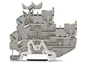 Двухуровневая клемма WAGO 2022-2257/999-953, 2 pin, 0.25мм²-4.0мм², 690В, 20А, (1 шт)