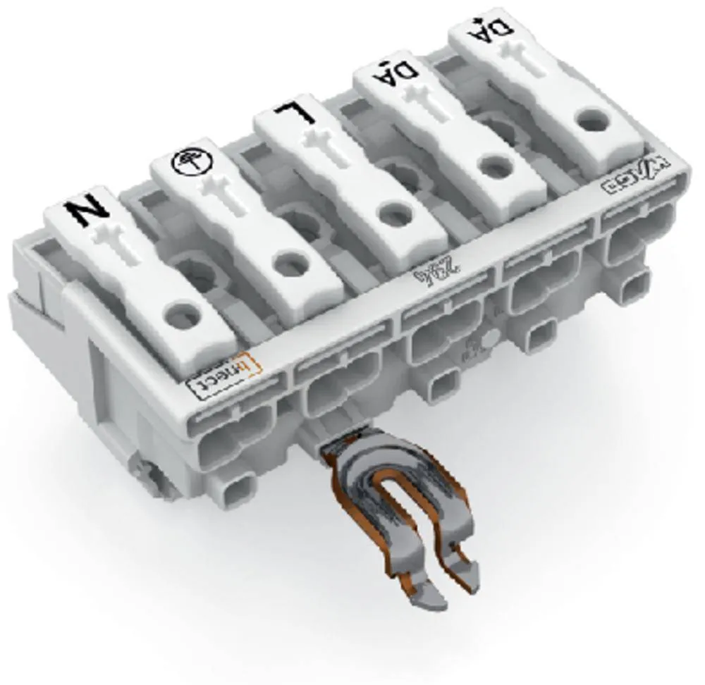 Разъем питания сети WAGO 294-8335, 5 pin, 0.5мм² - 2.5мм², 24А, (250 шт)