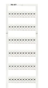 Маркерная карта WAGO 793-677, (1 шт)