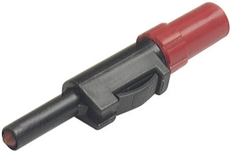 931824101, SKS-HIRSCHMANN SLS 10 B - Лабораторный штекер, Ø-контакта: 4 мм, красный : 1 шт.