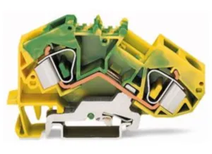 Клеммная колодка заземления WAGO 783-607/999-950, 1 pin, 0.2мм²-16мм², 76А, (1 шт)