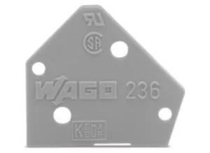 Торцевая пластина WAGO 236-800, (1 шт)