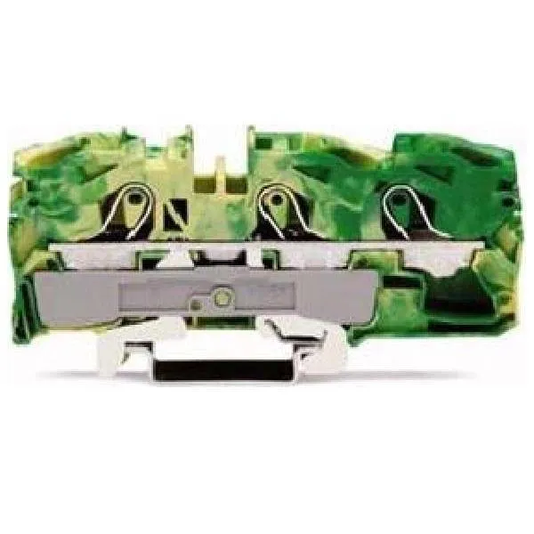 PG клемма WAGO 2016-1307, 3 pin, 0.50мм² - 24мм², 76А, конф: Terre, (1 шт)