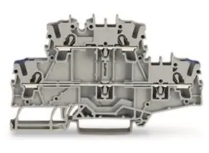 Двухуровневая клемма WAGO 2002-2702, 2 pin, 0.25мм²-4.0мм², 800В, 24А, (1 шт)