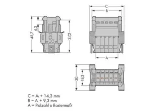 Штекер WAGO 769-612/006-000, 12 pin, 0.08мм²-4.0мм², 500В, 32А, CS: 5мм, (1 шт)