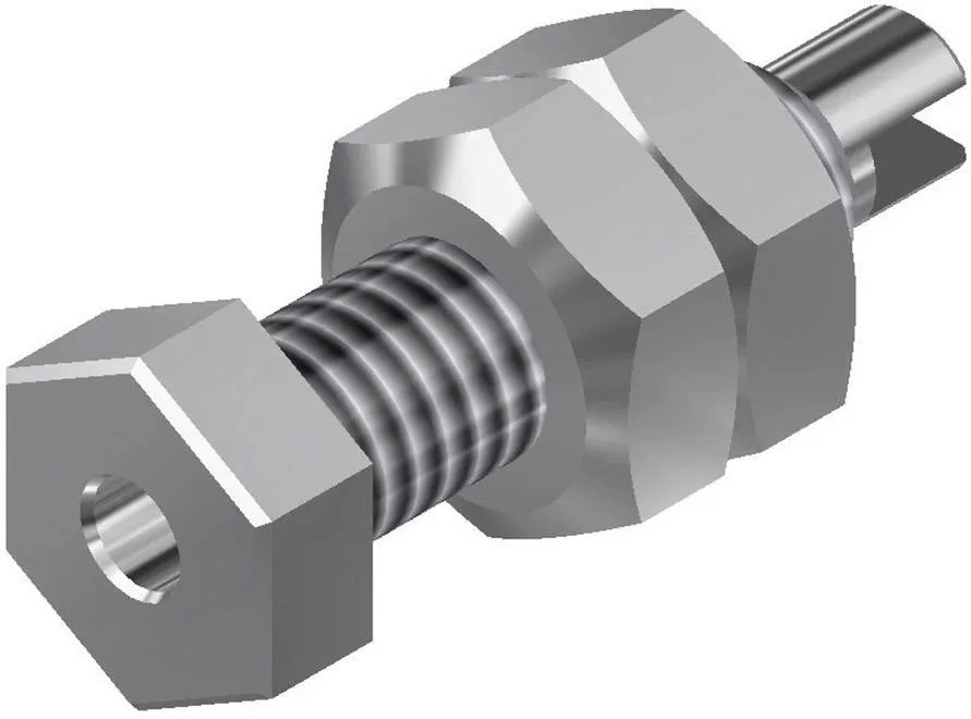 Jack разъем SKS Hirschmann 938441000, MBU 10, Ø 2мм, 60В, 6А, неизолированный, (1 шт)
