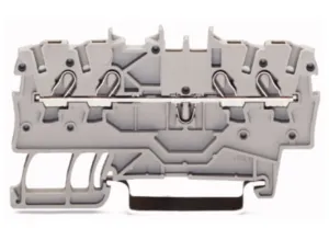 Проходная клеммная колодка WAGO 2000-1405, 1 pin, 0.14мм²-1.5мм², 550В, 13.5А, (1 шт)