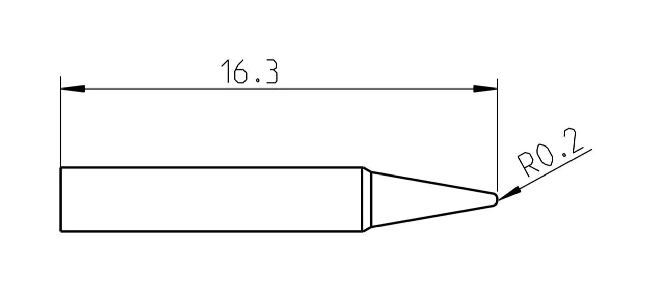 Паяльное жало Weller T0050101699 RTP 004 C MS