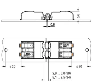 Соединительный элемент WAGO 2061-904/034-000, (1 шт)