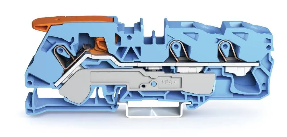 Клемма WAGO 2116-1304, 3 pin, 0.50мм² - 25мм², 800В, 90А, (20 шт)