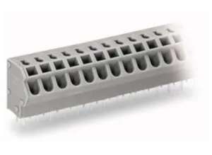 Клемма печатной платы WAGO 254-452/000-017, 2 pin, 0.5мм²-2.5мм², 320В, 24А, CS: 5мм, (1 шт)