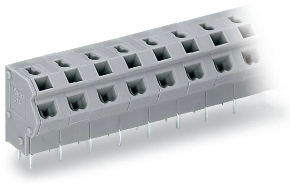 Быстроразъемная клемма WAGO 254-266, 16 pin, 0.25мм² - 0.75мм², 400В, CS: 7.50мм;7.62мм, (40 шт)