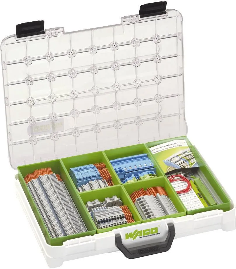 Кейс с набором клемм и аксуссуаров WAGO 821-120, (1 шт)