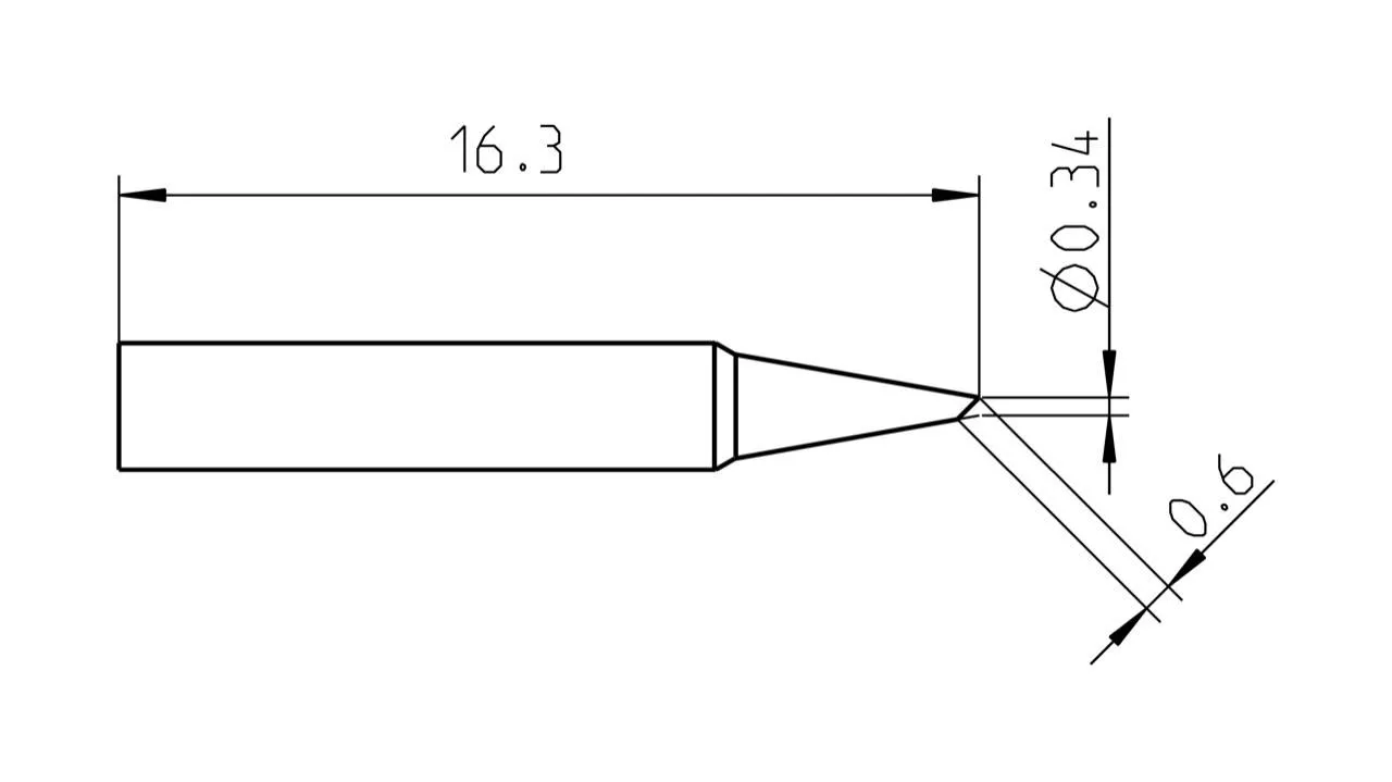 Паяльное жало Weller T0050101999 RTP 004 B MS