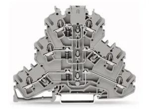 Трехуровневая диодная клемма WAGO 2002-3212/1000-674, 3 pin, 0.75мм²-4.0мм², 250В, 0.5А, (1 шт)