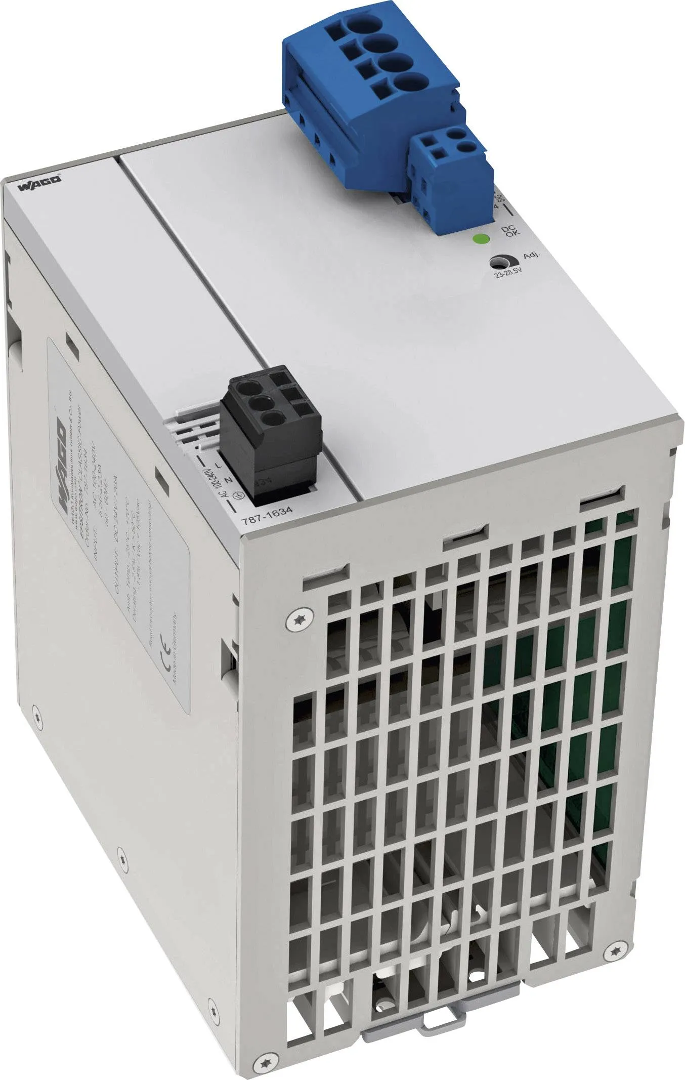 Блок питания на DIN-рейке WAGO 787-1634 