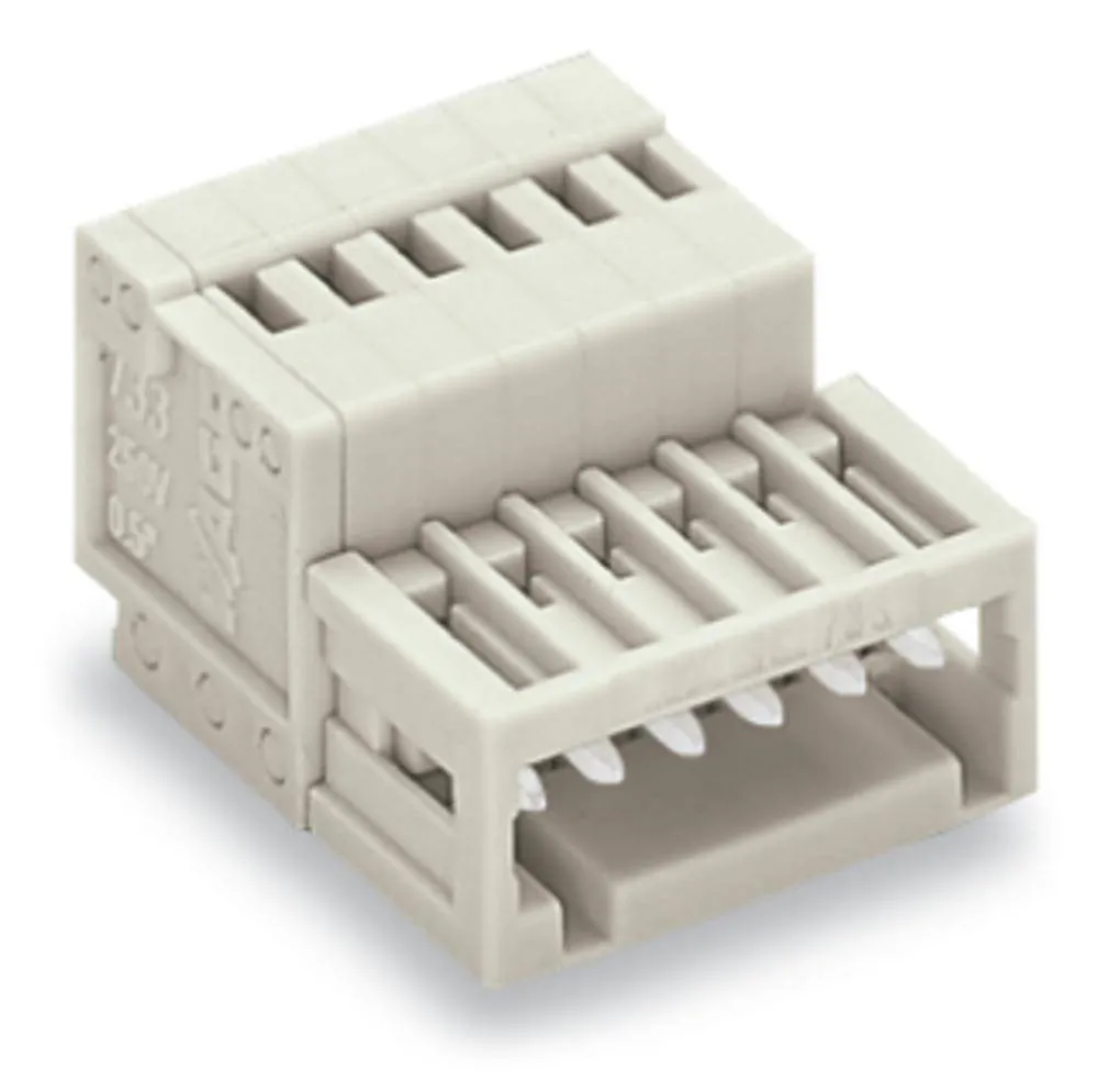 Штифтовая планка WAGO 733-207/033-000, 7 pin, 0.08мм² - 0.50мм², 160В, 6А, CS: 2.50мм, (100 шт)