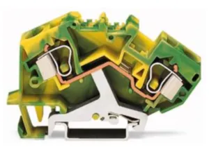 Клеммная колодка заземления WAGO 784-607/999-950, 1 pin, 0.2мм²-10мм², 57А, (1 шт)