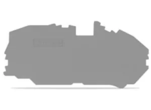 Торцевая/разделительная пластина WAGO 2016-7691, (1 шт)