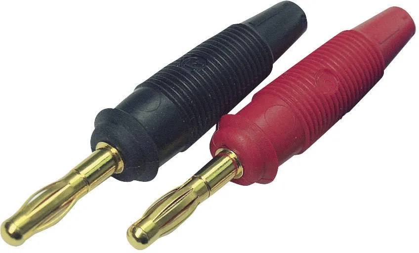 972518701, SKS-HIRSCHMANN LAS 30 - Штекер с ламелями, Ø-контакта: 4 мм, красный : 1 шт.