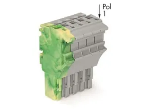 Внутренний разъём WAGO 2022-105/000-037, 5 pin, 0.75мм²-4.0мм², 690В, 24А, CS: 5.2мм, (1 шт)
