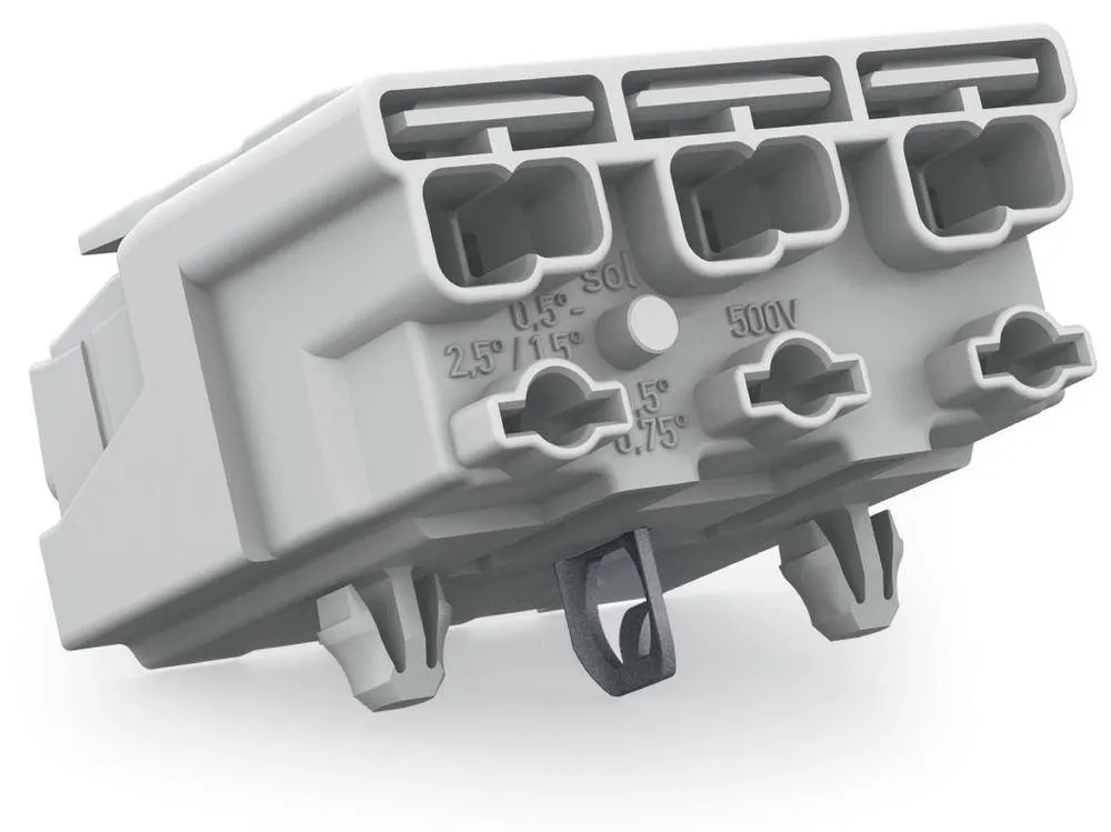 Разъем питания сети WAGO 294-5113, 3 pin, 0.5мм² - 1.5мм², 24А, (500 шт)