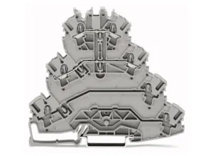 Четырехуровневая клеммная колодка WAGO 2002-4111, 3 pin, 0.75мм²-4.0мм², 800В, 24А, (1 шт)