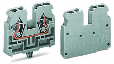 Торцевая клеммная колодка WAGO 869-331, 1 pin, 0.08мм²-2.5мм², 500В, 24А, (1 шт)