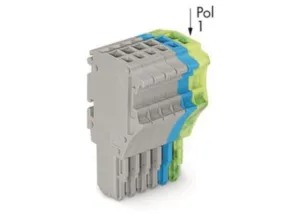 Внутренний разъём WAGO 2020-106/000-038, 6 pin, 0.5мм²-1.5мм², 500В, 13.5А, CS: 3.5мм, (1 шт)