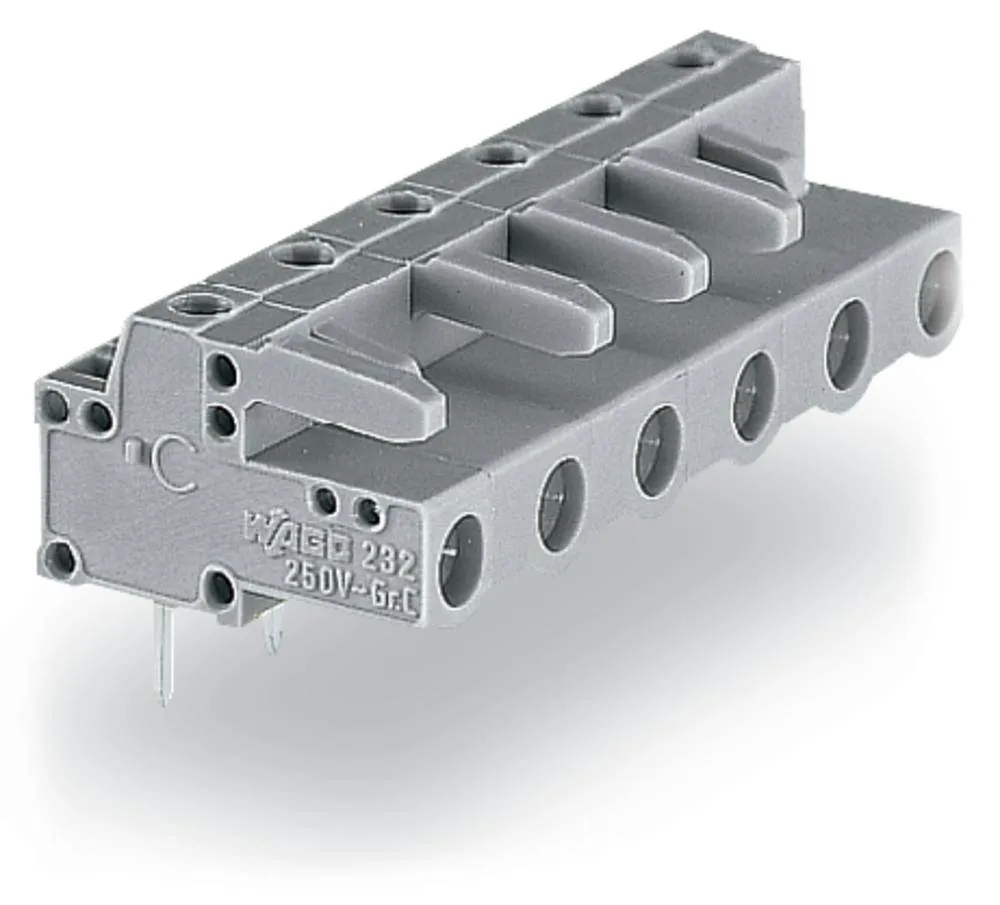 Розетка для подключения к печатной плате WAGO 232-846, 16 pin, 630В, CS: 7.50мм, (10 шт)